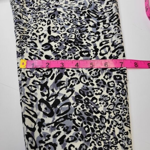 Black and White Animal Print Leggings Size S - Picture 6 of 8